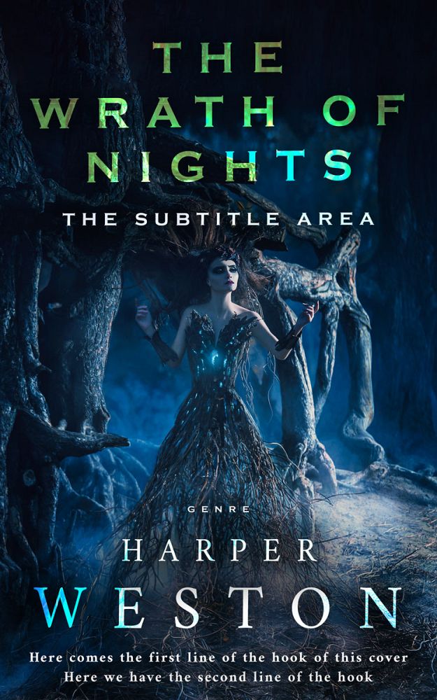 Front view of Firefly #23926 - Premade Fantasy Book Cover | BookCoverZone