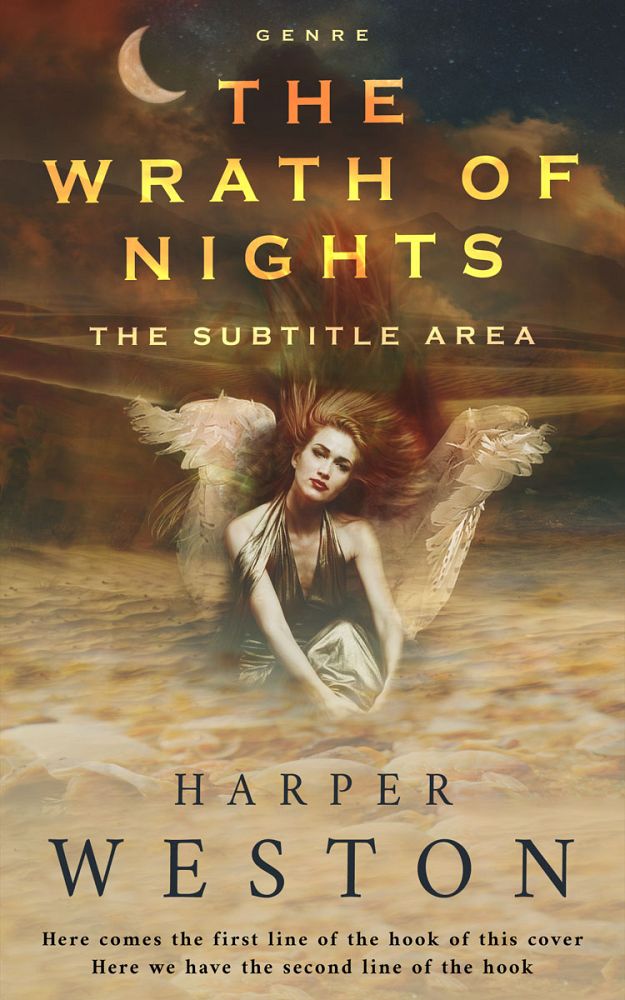 Front view of Teak #23929 - Premade Fantasy Book Cover | BookCoverZone