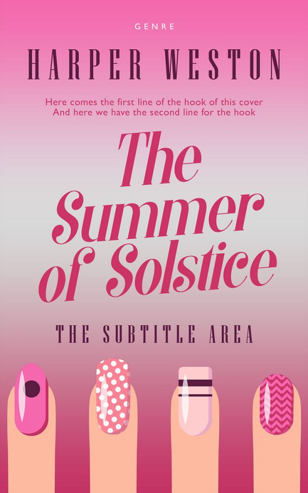 Front view of Cavern Pink #23966 - Premade Self-Improvement & Self-Help Book Cover | BookCoverZone