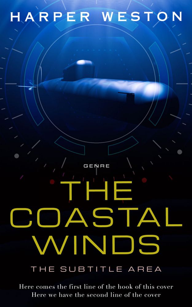 Front view of Ebony #24069 - Premade Mystery & Thriller & Suspense Book Cover | BookCoverZone