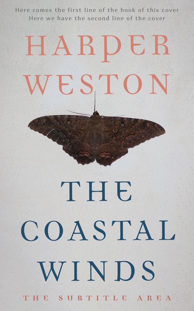 Front view of Quill Gray #24085 - Premade Science & Nature Book Cover | BookCoverZone