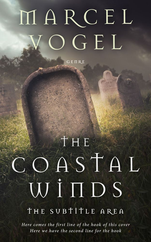 Front view of Dune #24274 - Premade Horror Book Cover | BookCoverZone