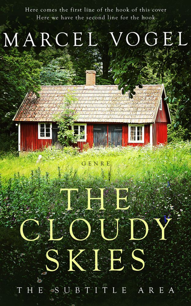 Front view of Winter Hazel #24309 - Premade Literary Fiction Book Cover | BookCoverZone
