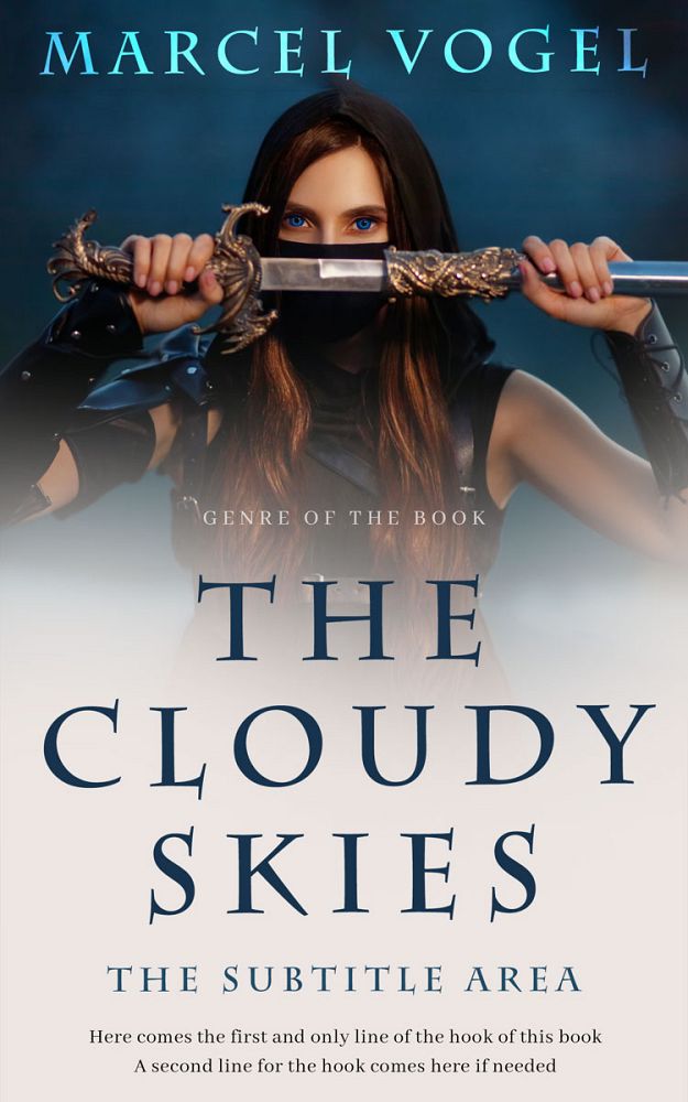 Front view of Big Stone #24363 - Premade Fantasy Book Cover | BookCoverZone