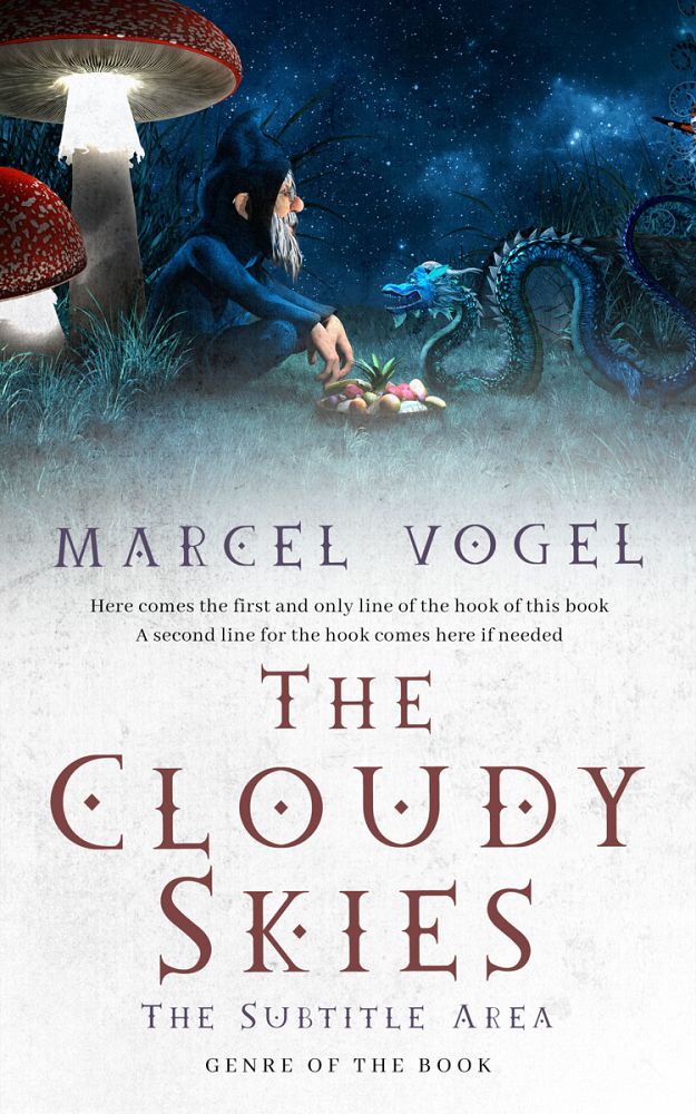 Front view of Big Stone #24368 - Premade Fantasy Book Cover | BookCoverZone