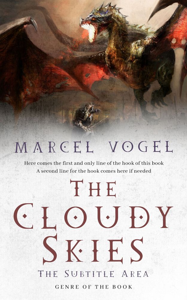 Front view of Eclipse #24369 - Premade Fantasy Book Cover | BookCoverZone