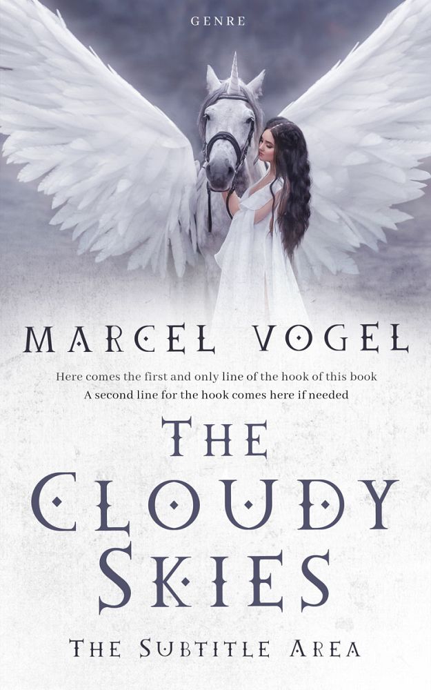 Front view of Mischka #24373 - Premade Fantasy Book Cover | BookCoverZone