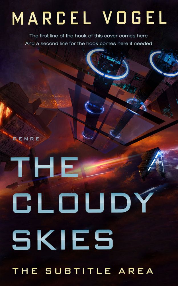 Front view of Gondola #24489 - Premade Apocalyptica Book Cover | BookCoverZone