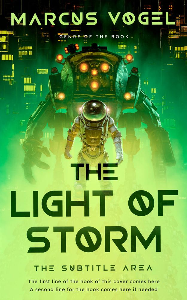 Front view of Sulu #24623 - Premade Science Fiction Book Cover | BookCoverZone