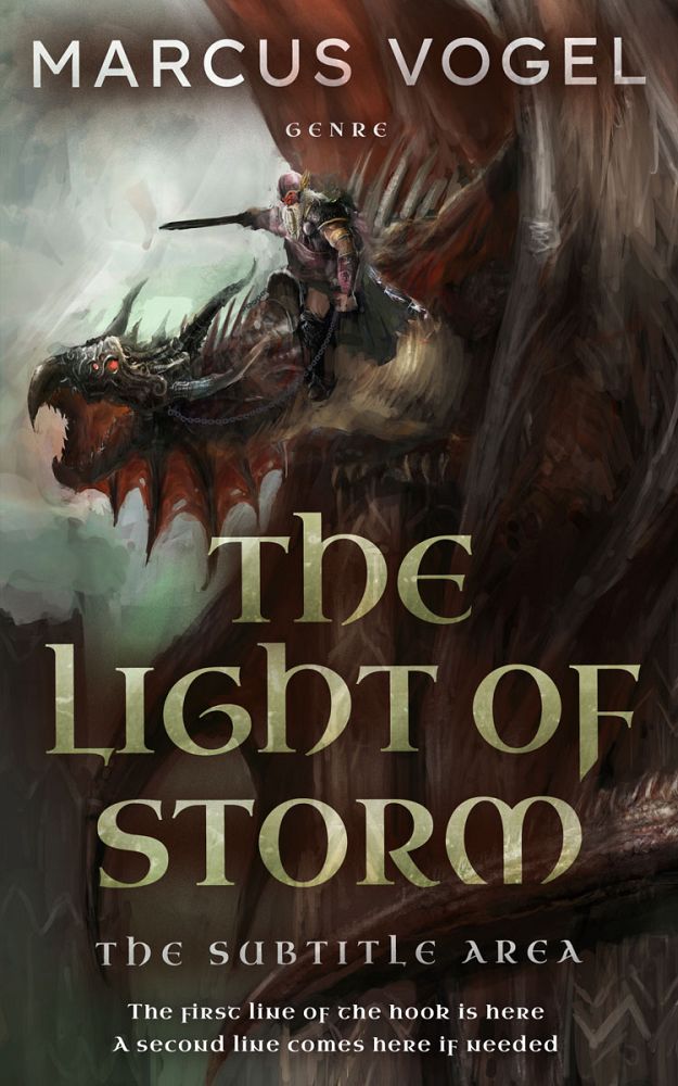Front view of Cocoa Brown #24649 - Premade Fantasy Book Cover | BookCoverZone