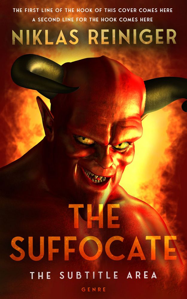 Front view of Zest #24693 - Premade Horror Book Cover | BookCoverZone