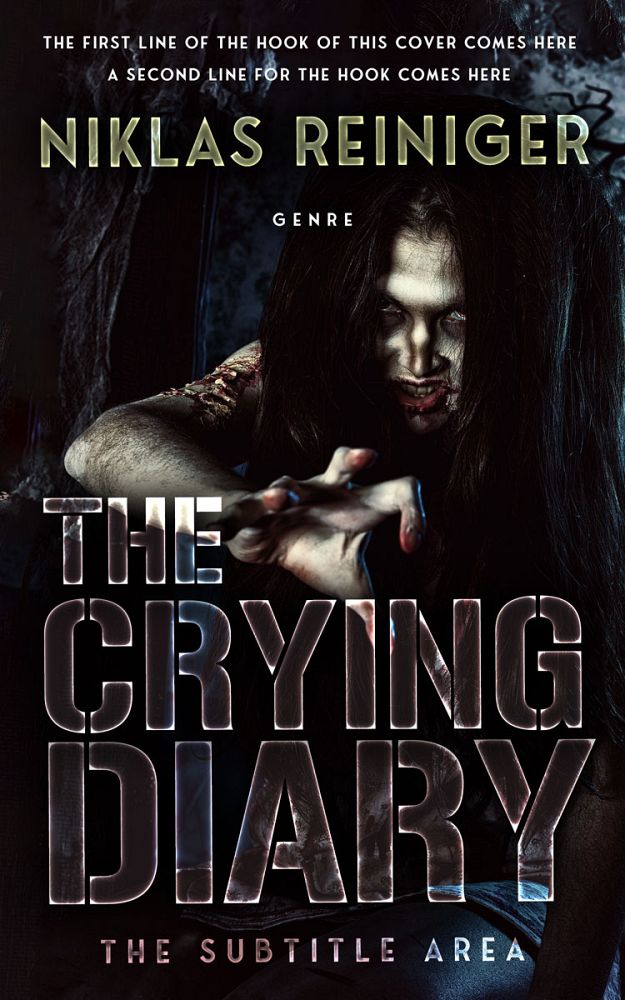 Front view of Cocoa Brown #24702 - Premade Horror Book Cover | BookCoverZone