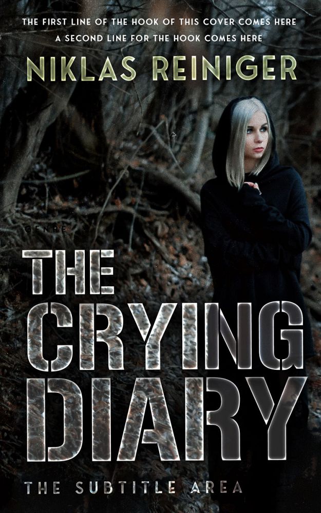 Front view of Heavy Metal #24704 - Premade Horror Book Cover | BookCoverZone