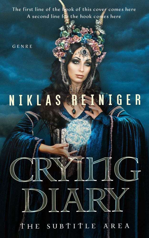 Front view of Gable Green #24728 - Premade Fantasy Book Cover | BookCoverZone
