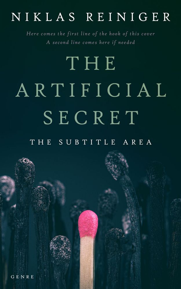 Front view of Bottle Green #24838 - Premade Apocalyptica Book Cover | BookCoverZone