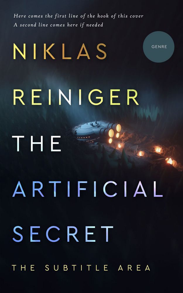 Front view of Cinder #24869 - Premade Science Fiction Book Cover | BookCoverZone