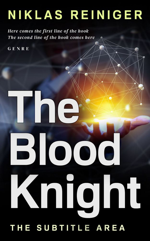 Front view of Stark White #24922 - Premade Science Fiction Book Cover | BookCoverZone