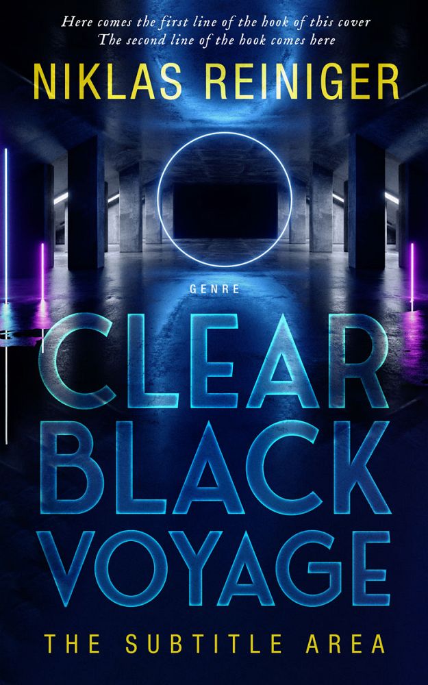 Front view of Black Pearl #24993 - Premade Science Fiction Book Cover | BookCoverZone