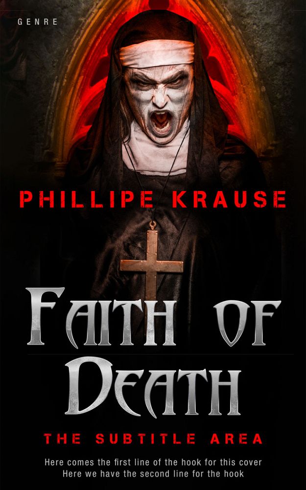 Front view of Contessa #25163 - Premade Horror Book Cover | BookCoverZone