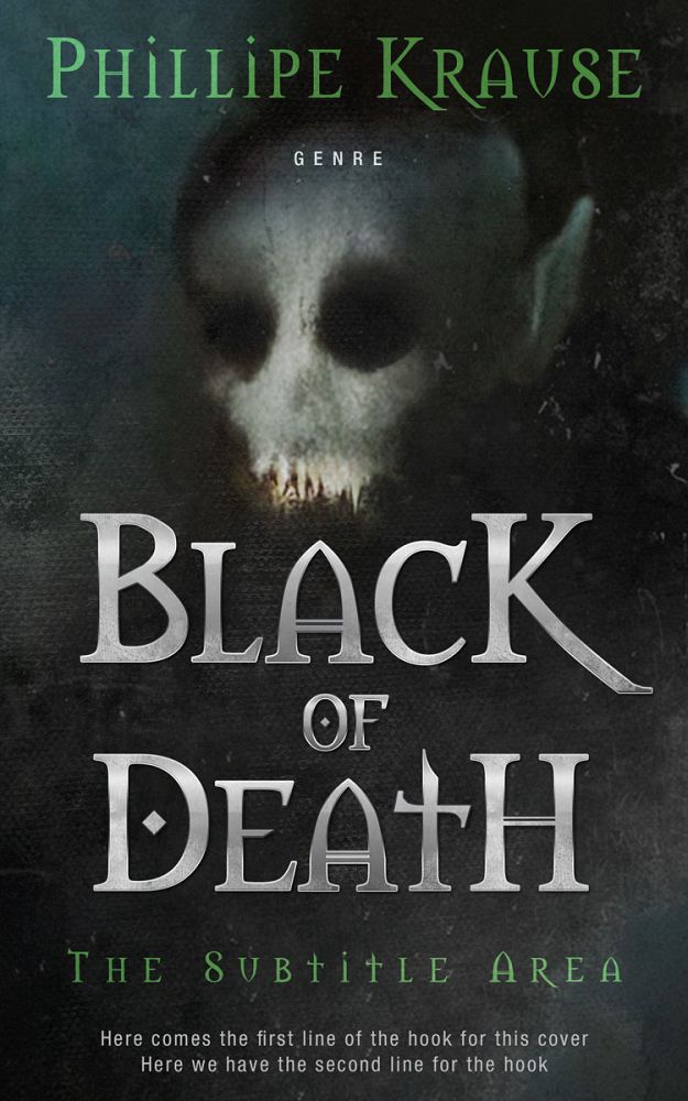 Front view of Heavy Metal #25171 - Premade Horror Book Cover | BookCoverZone