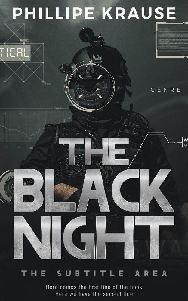 Front view of Outer Space #25186 - Premade Action & Adventure Book Cover | BookCoverZone