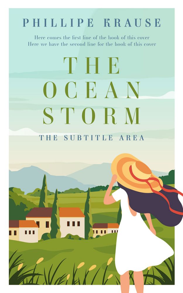 Front view of Surf Crest #25239 - Premade Romance Book Cover | BookCoverZone
