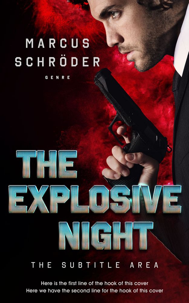 Front view of Old Rose #25452 - Premade Mystery & Thriller & Suspense Book Cover | BookCoverZone