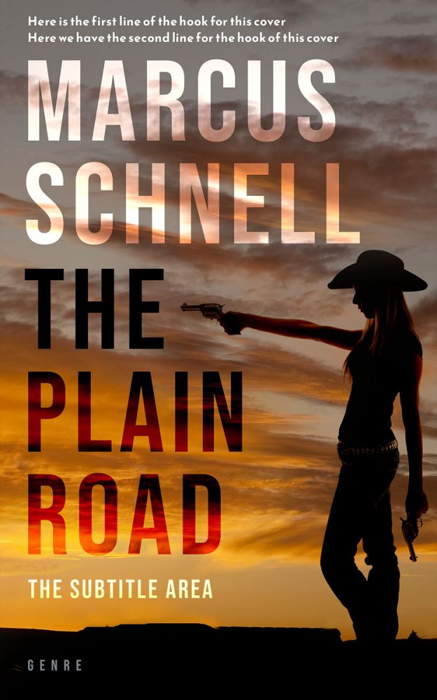 Front view of Spicy Mix #25506 - Premade Western Book Cover | BookCoverZone