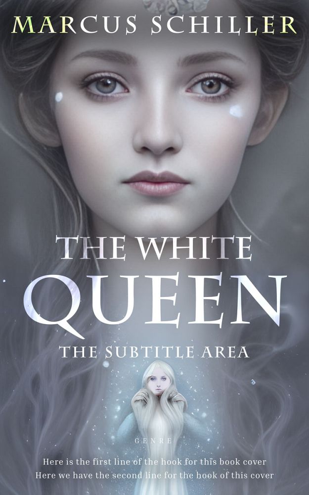 Front view of Storm Gray #25730 - Premade Fantasy Book Cover | BookCoverZone