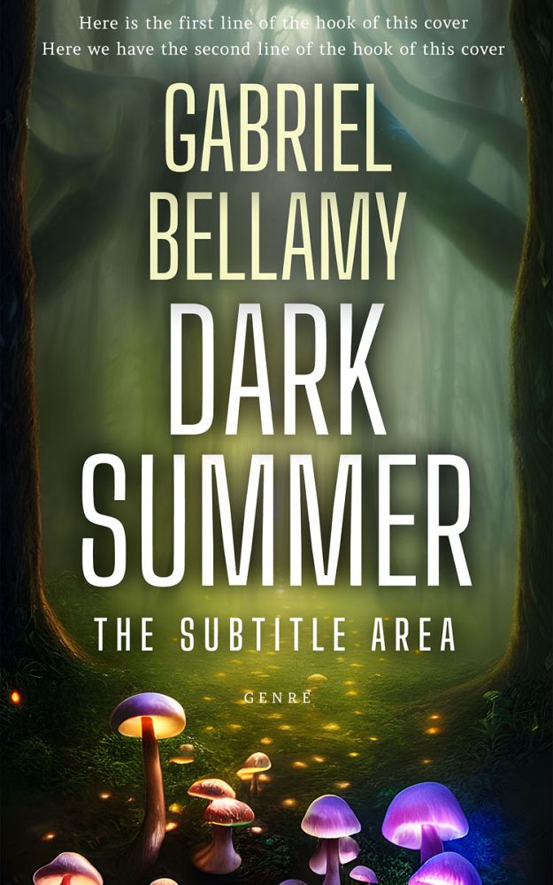Front view of Rangitoto #25845 - Premade Fantasy Book Cover | BookCoverZone