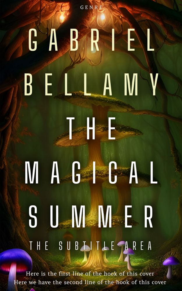 Front view of Onion #25847 - Premade Fantasy Book Cover | BookCoverZone