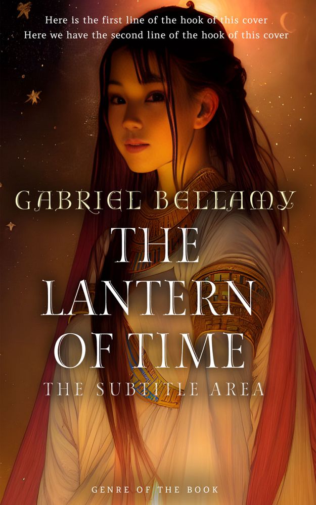 Front view of Paco #25852 - Premade Fantasy Book Cover | BookCoverZone