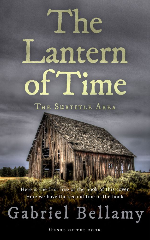 Front view of Dove Gray #25881 - Premade Horror Book Cover | BookCoverZone