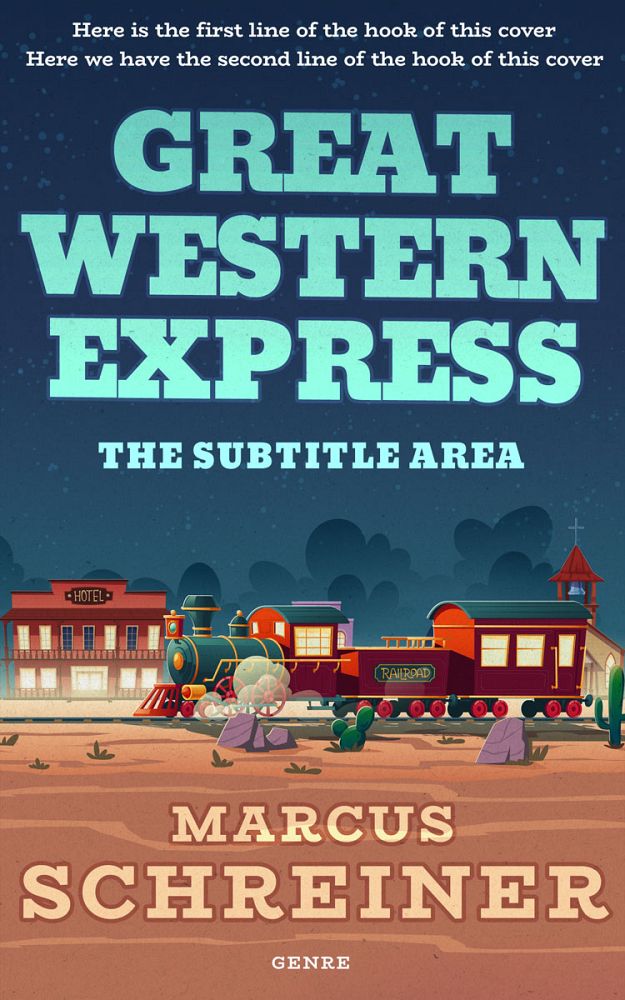 Front view of Cloud Burst #25968 - Premade Western Book Cover | BookCoverZone