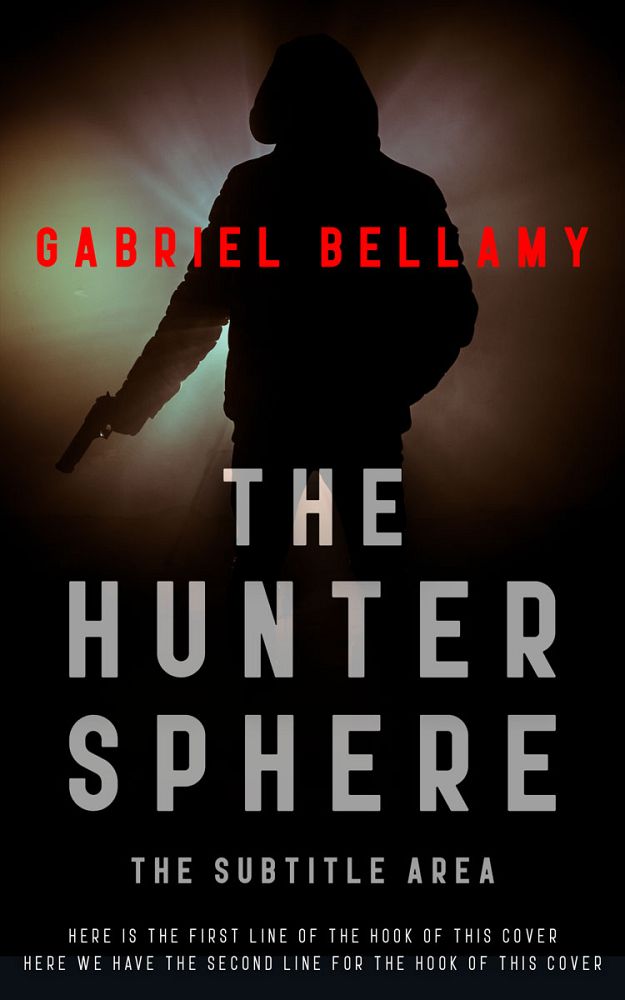 Front view of Black #26178 - Premade Mystery & Thriller & Suspense Book Cover | BookCoverZone