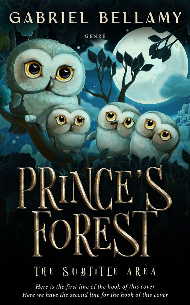 Front view of Powder Ash #26217 - Premade Nature Book Cover | BookCoverZone