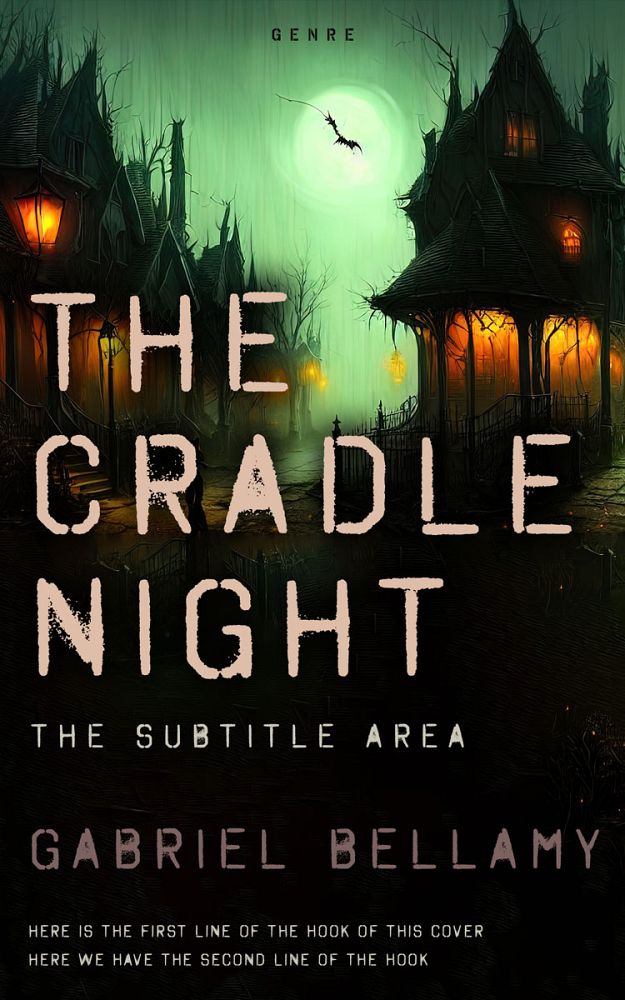 Front view of Pine Glade #26295 - Premade Horror Book Cover | BookCoverZone