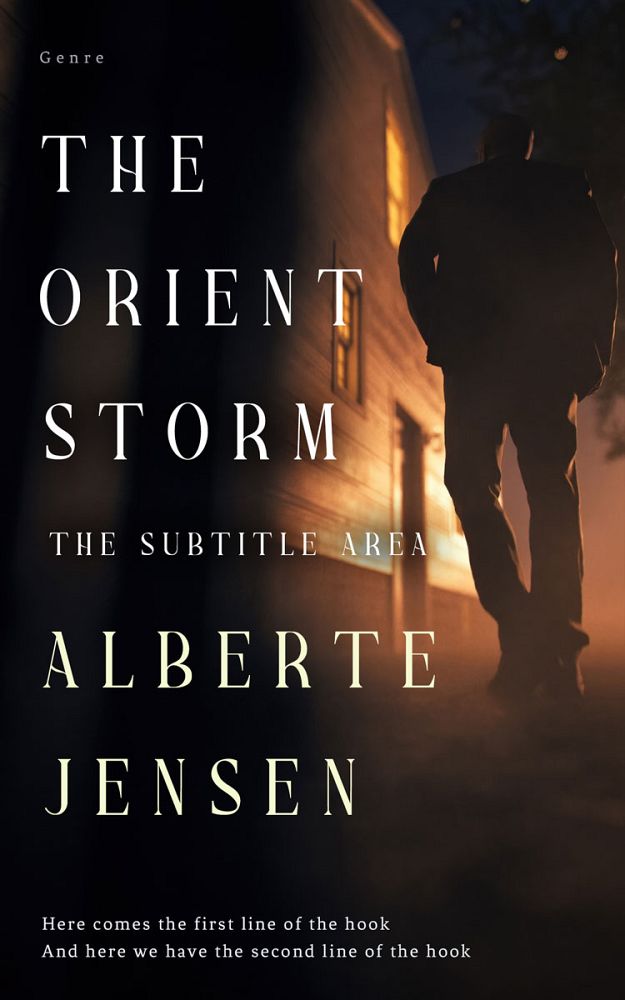 Front view of Cod Gray #26331 - Premade Mystery & Thriller & Suspense Book Cover | BookCoverZone