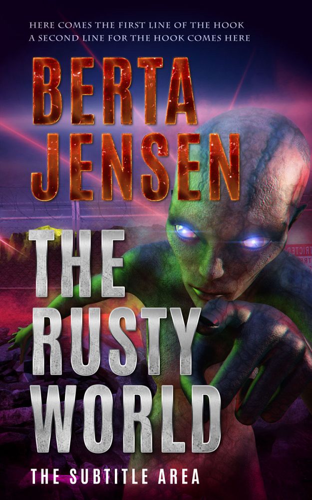 Front view of Bleached Cedar #26410 - Premade Science Fiction Book Cover | BookCoverZone