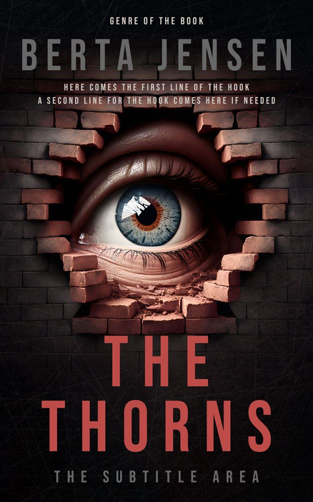 Front view of Cocoa Brown #26478 - Premade Mystery & Thriller & Suspense Book Cover | BookCoverZone
