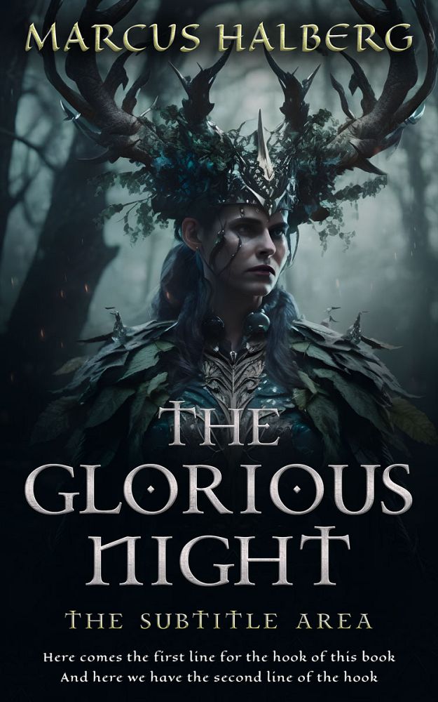 Front view of Bunker #26758 - Premade Fantasy Book Cover | BookCoverZone