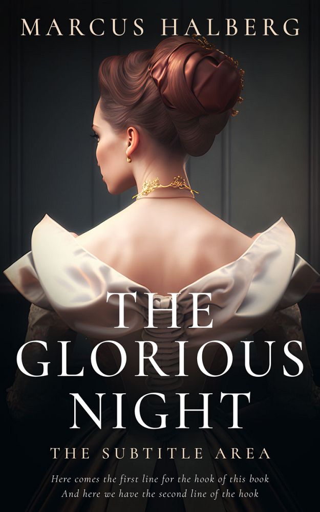 Front view of Cod Gray #26762 - Premade Historical Book Cover | BookCoverZone