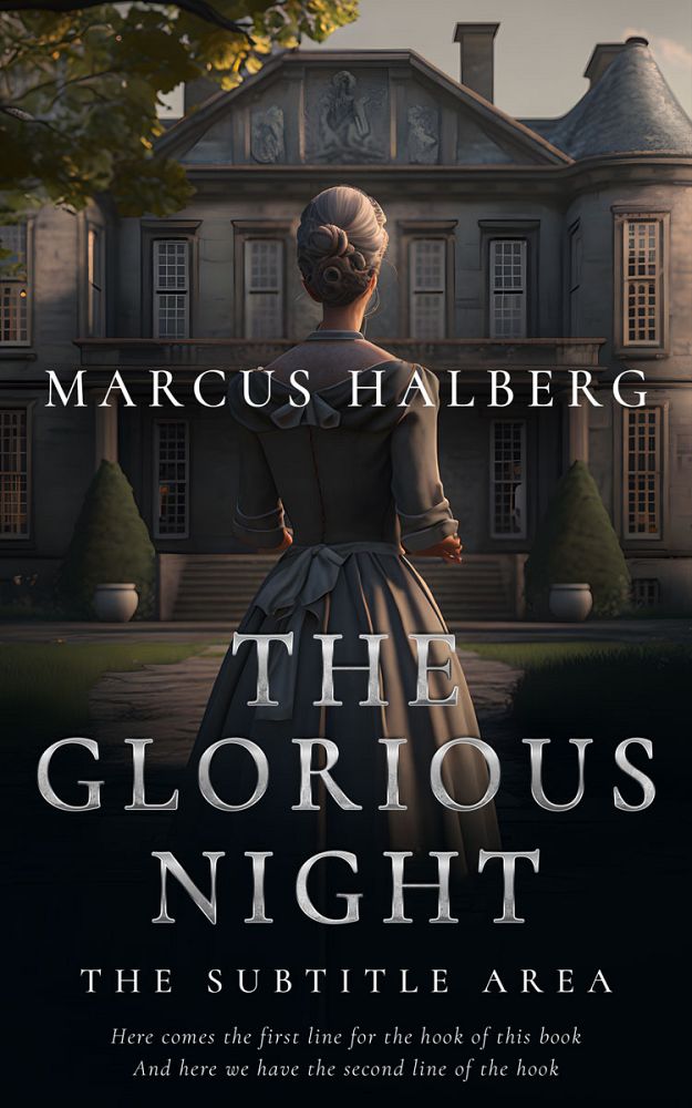 Front view of Cod Gray #26764 - Premade Historical Book Cover | BookCoverZone