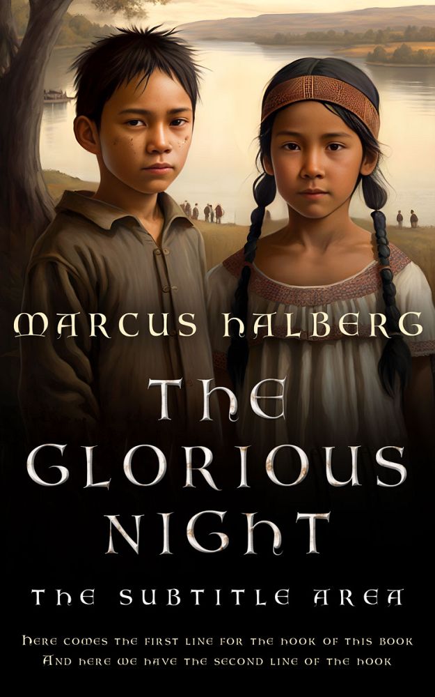 Front view of Tan #26934 - Premade Historical Book Cover | BookCoverZone