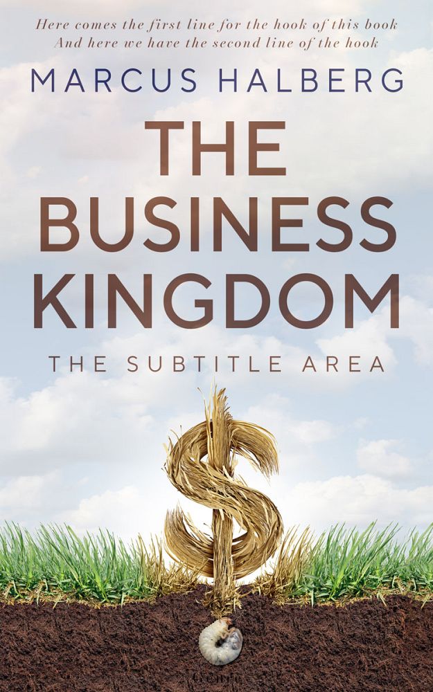 Front view of Iron #27166 - Premade Business Book Cover | BookCoverZone