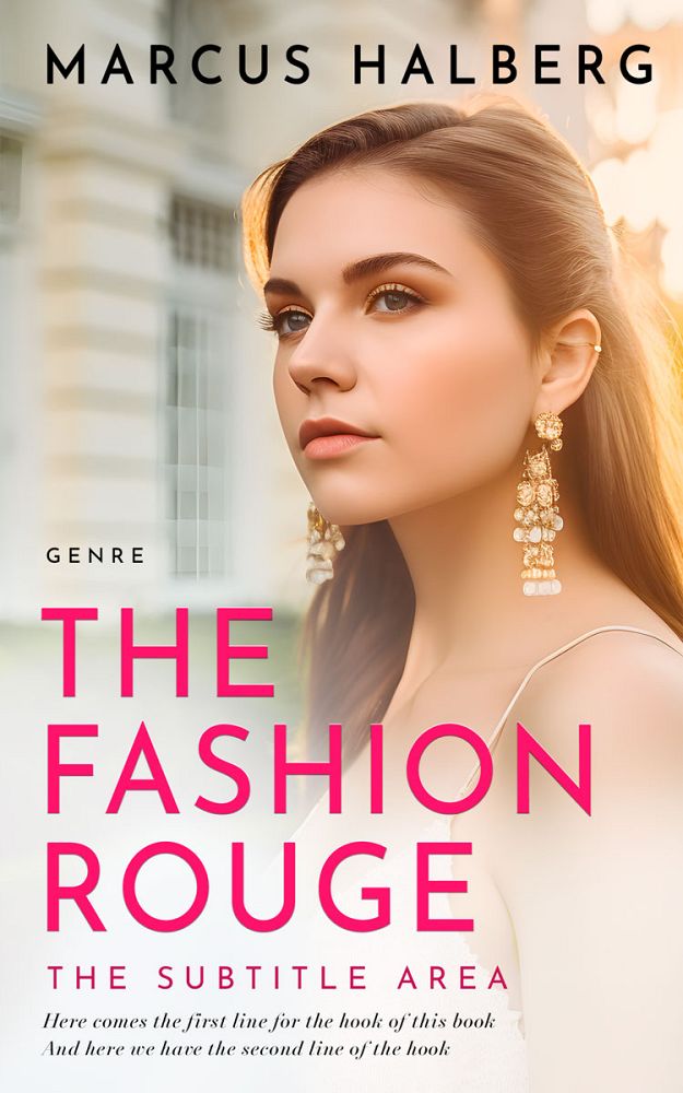 Front view of Pearl Bush #27229 - Premade Romance Book Cover | BookCoverZone