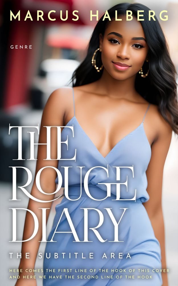 Front view of Silk #27253 - Premade Chick Lit Book Cover | BookCoverZone
