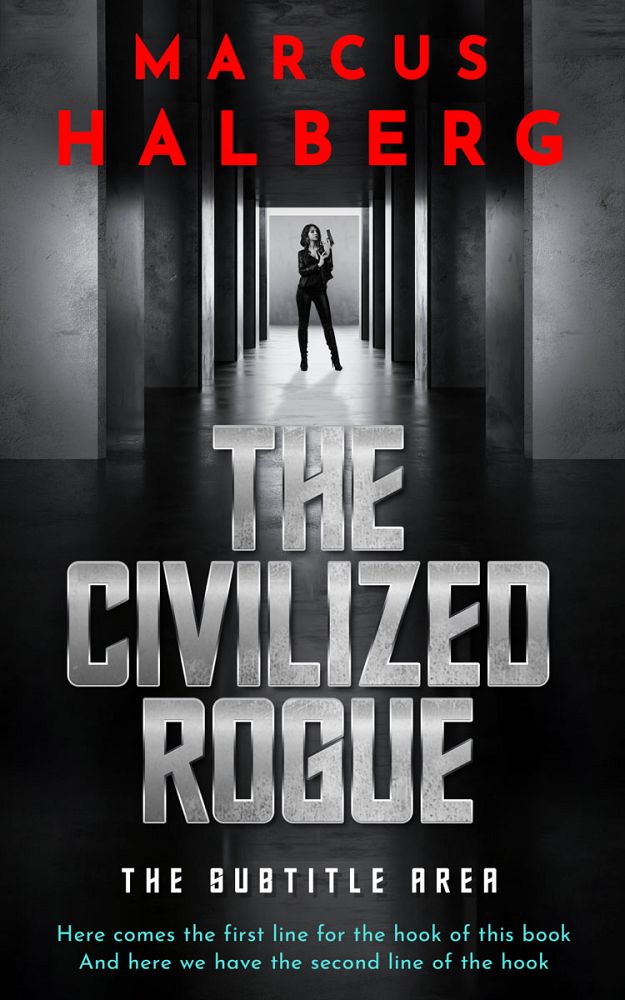 Front view of Thatch #27265 - Premade Mystery & Thriller & Suspense Book Cover | BookCoverZone
