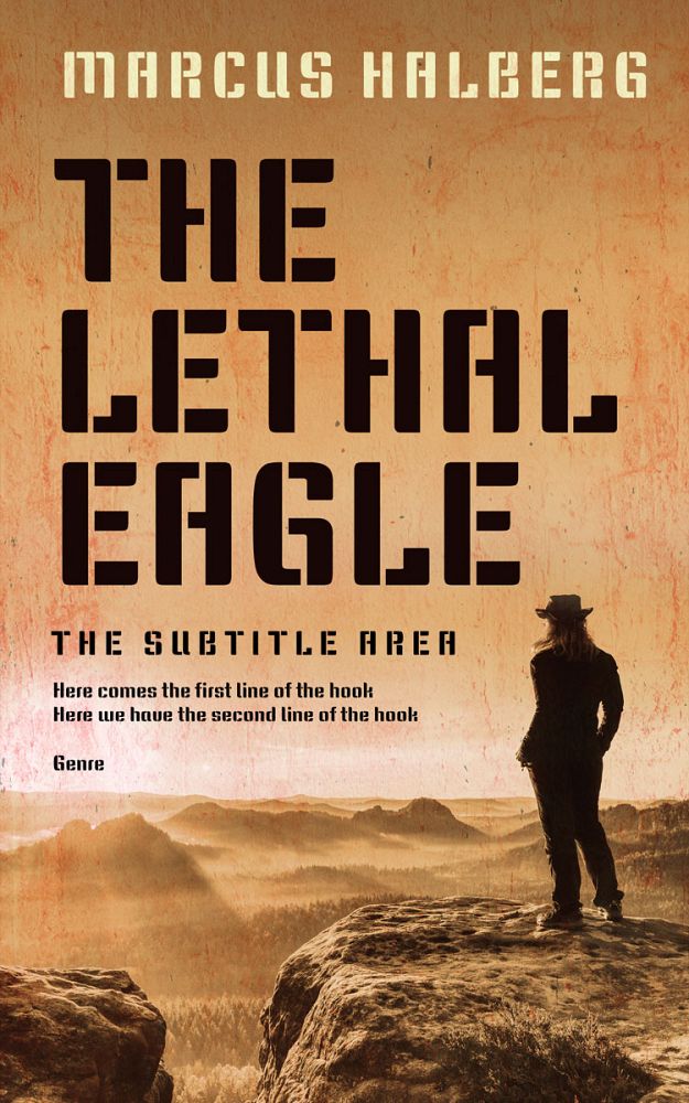 Front view of Twine #27357 - Premade Action & Adventure Book Cover | BookCoverZone