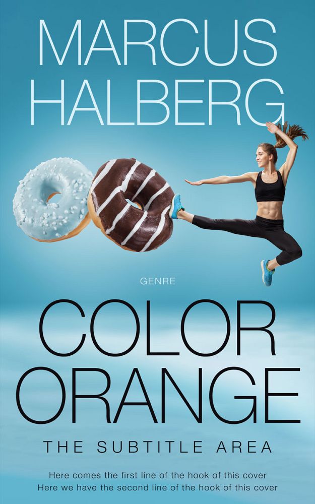 Front view of Fountain Blue #27381 - Premade Health & Dieting & Fitness Book Cover | BookCoverZone